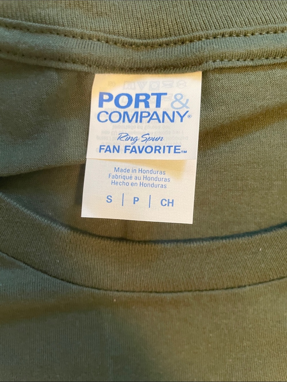NWOT! Port and Company Safari Squad Graphic Tee - Dark Green Size S - Picture 2 of 2